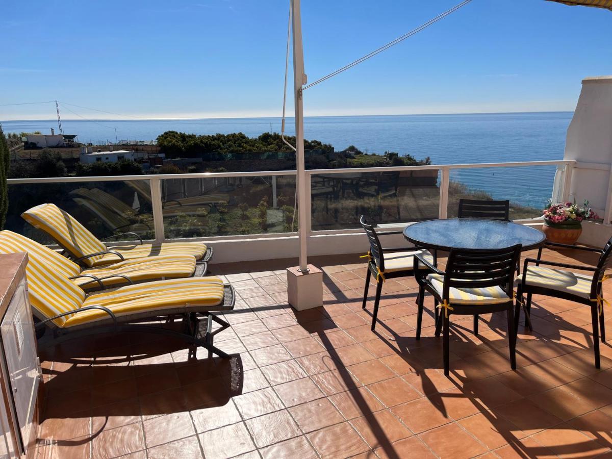 Delightful Burriana House With Magnificent Beach & Sea Views. Nerja Dış mekan fotoğraf